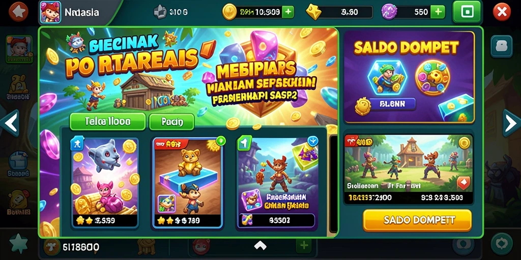 Grafis yang memukau dan efek suara yang menyenangkan.