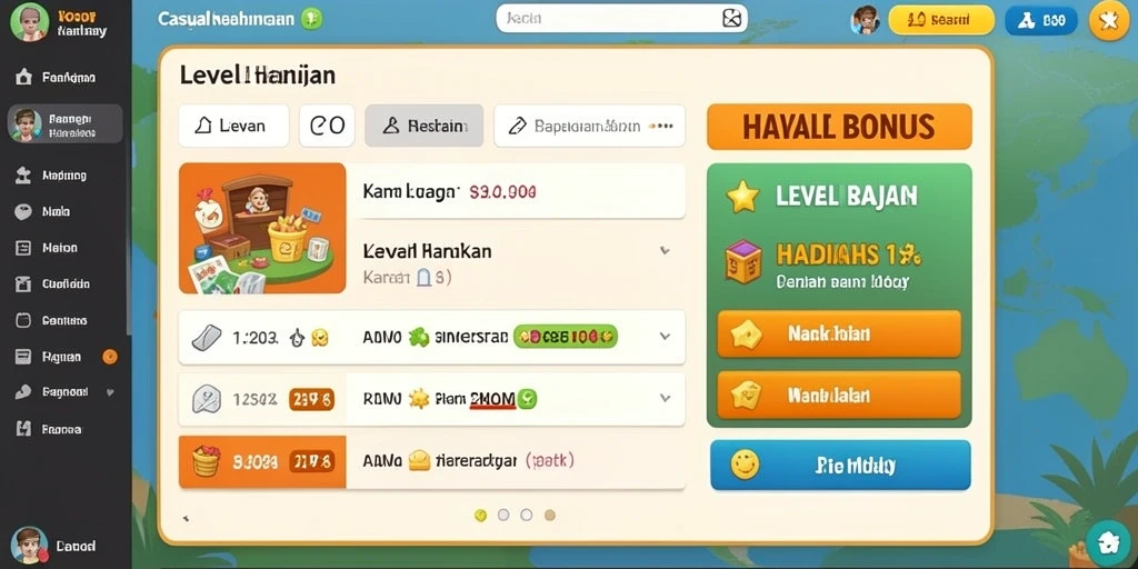 Screenshot memperlihatkan fitur bonus yang menggiurkan.