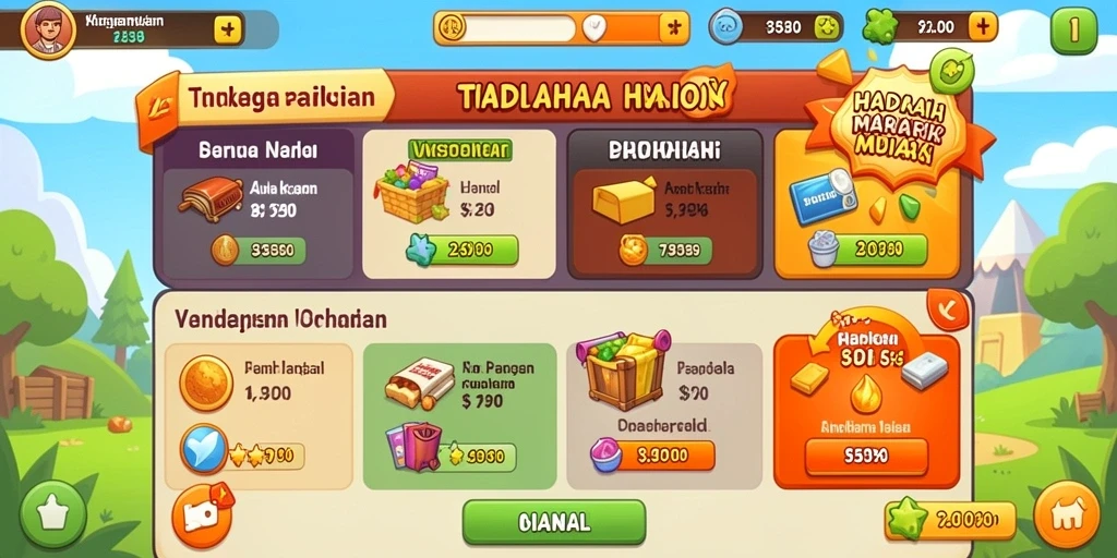 Fitur bonus harian yang menguntungkan bagi pemain.
