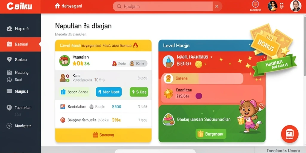 Keseruan bermain bersama teman.